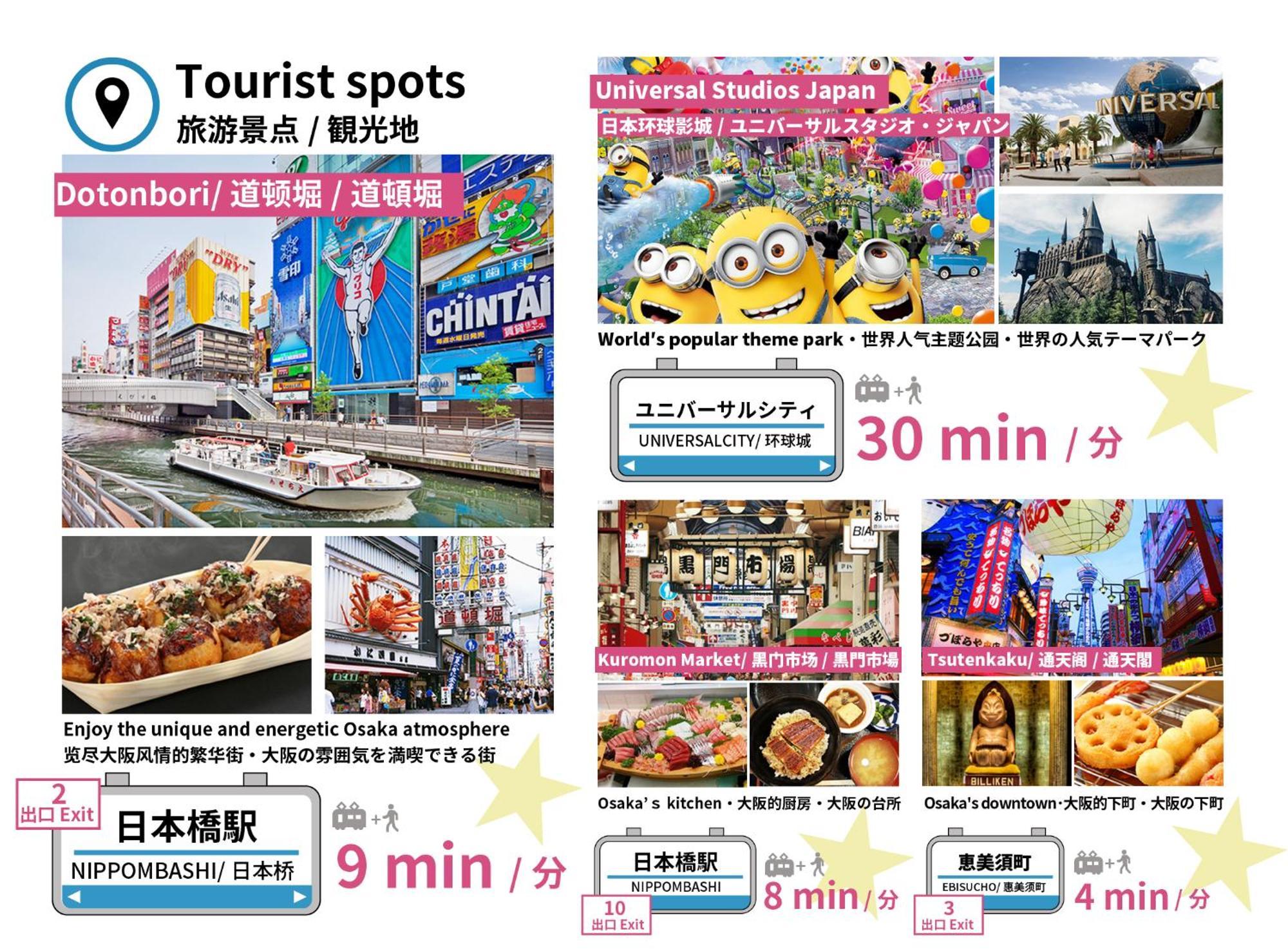 Bijou Suites Ai Osaka Dış mekan fotoğraf